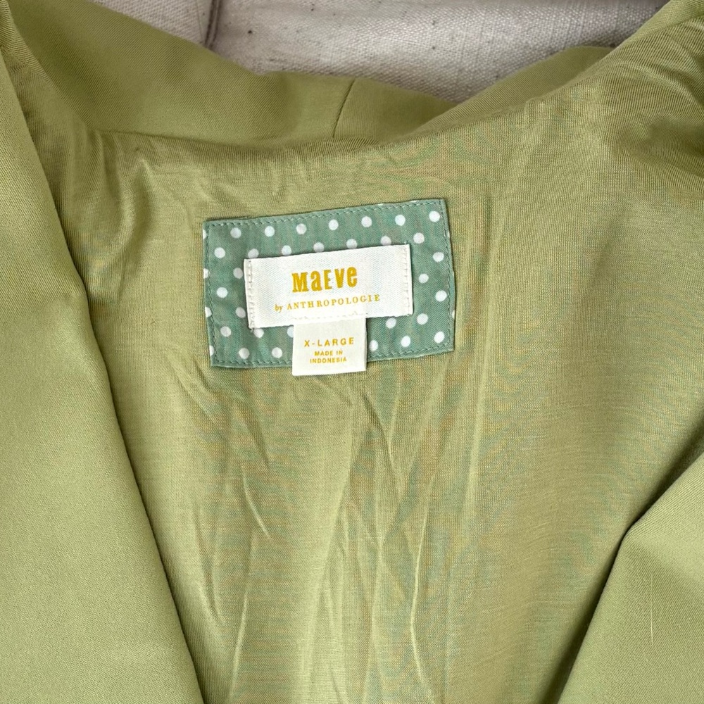 Anthropologie Maeve Scalloped Buttondown Dress size XL - Picture 7 of 8